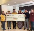 Heartland Credit Union Staff presenting check to Legion Park Event Center Committee