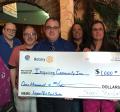 Rotary Club Check Presentation Photo