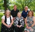 Front: Sheri Engelke, Mary Lou Broske, Jennifer Brodie-Butson (Event Center Fund Raiser),  Back:  Gene Weber, Tom Lindahl