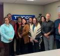  Sheri Engelke (LPEC Chair) pictured with Tricor representatives