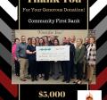 Community First Bank Donation photo