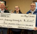 Pictured from left, Paul Budden, Melissa Lovell, Bob Hundhausen