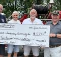 Pictured from left: Ron Boldt, Sue Myers, Mike Myers and Paul Budden