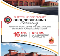 Fire Facility Groundbreaking Ceremony Flyer