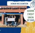 Platteville Inclusive Playground committee members with Marine Credit Union Staff
