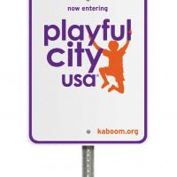 Playful City USA Sign