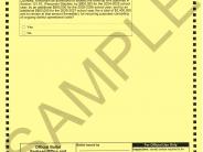 2024 General Election Ballot (back side)