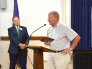 Senator Marklein thanking for the award