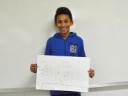 Sixth Grade: 1st Place – Mary Ann Vondra (Not pictured), 2nd Place – Keagan Taylor