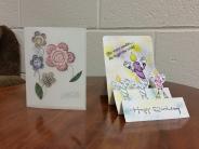 Card making with Becky