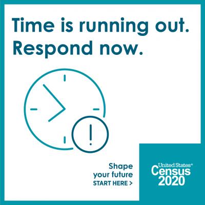 Time is running out Census graphic