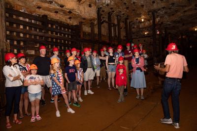 Take a tour through the Bevans mine and catch a train ride while taking part in activities enjoyed in the past.