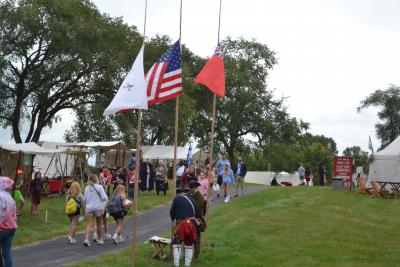 Featuring educators, artisans, and re-enactors taking part in a diverse encampment at Historic Re-enactment 2025.