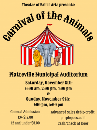 Carnival of the Animals poster