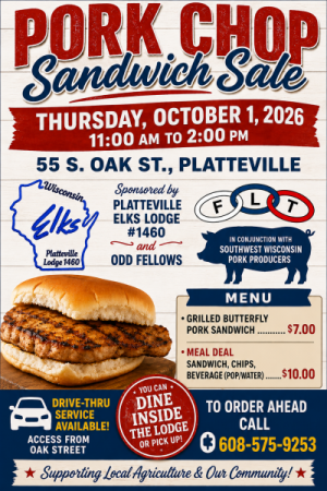 Elks Pork Chop Sandwich