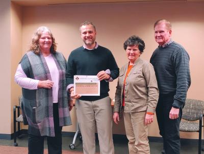 Sheri Engelke, Nate Curry, Barb Daus and Gene Weber