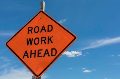 Road Work Ahead Photo