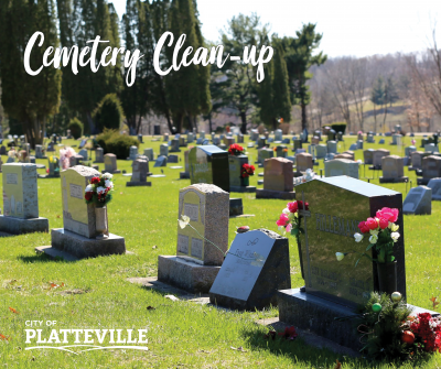 Cemetery Cleanup Graphic