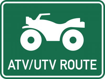 ATV-UTV Route Sign Graphic