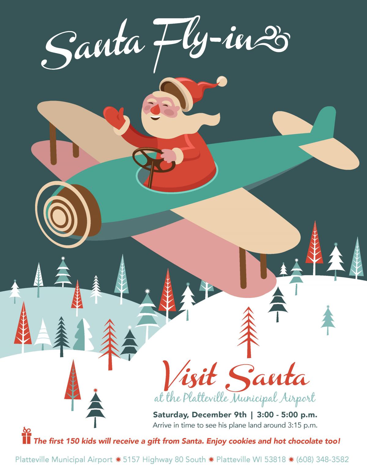 Santa Fly-in Poster
