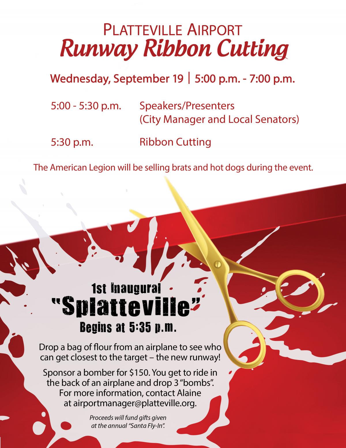 Airport Ribbon Cutting Flyer