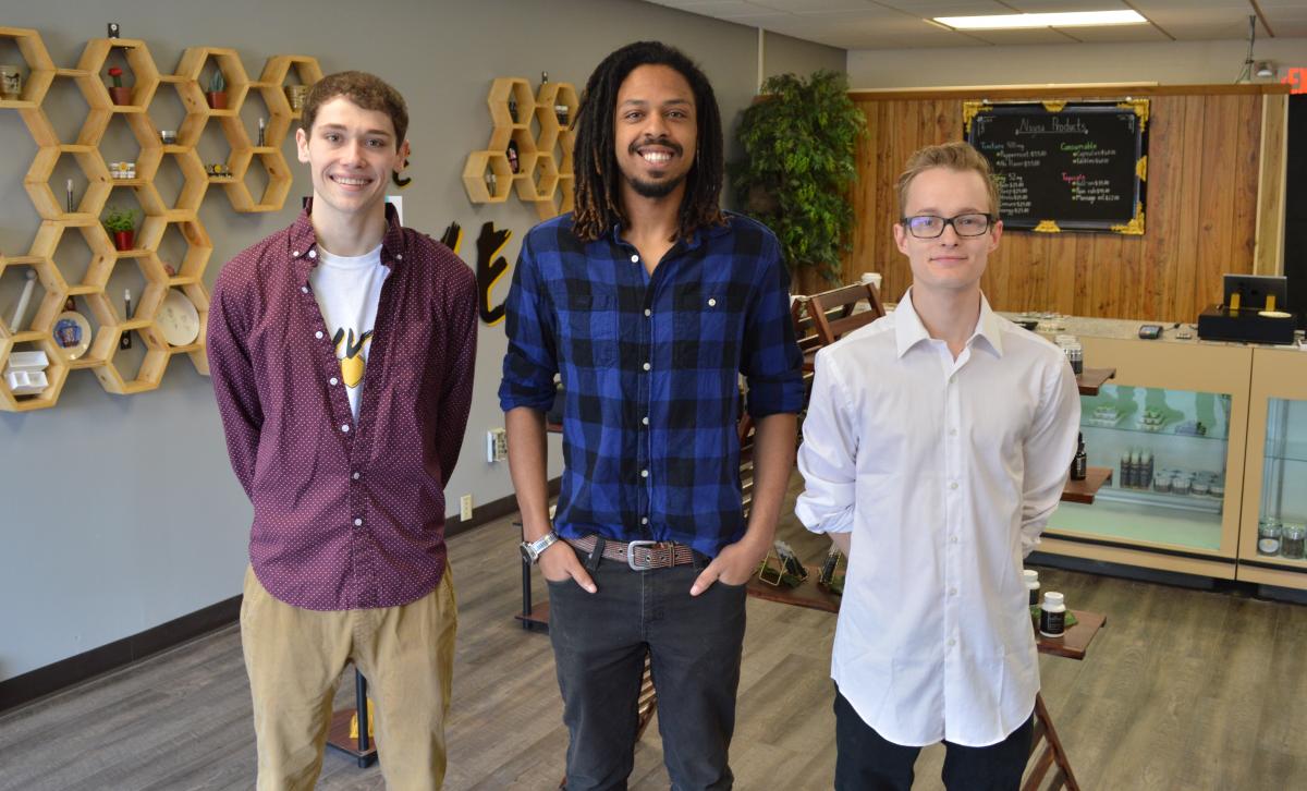 Owners of The Hive: Adam Guilette, Luis Rivera III, and Vince Selvey