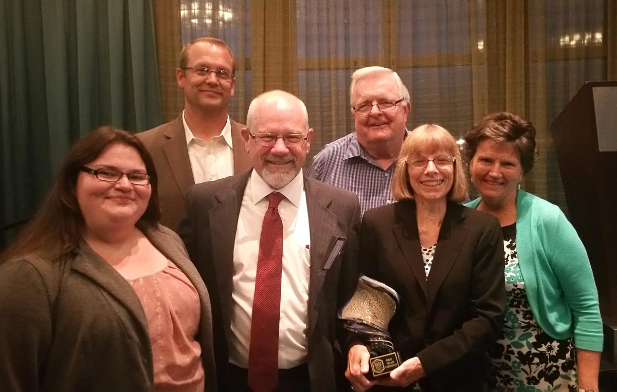 Photo of Award and Recipients