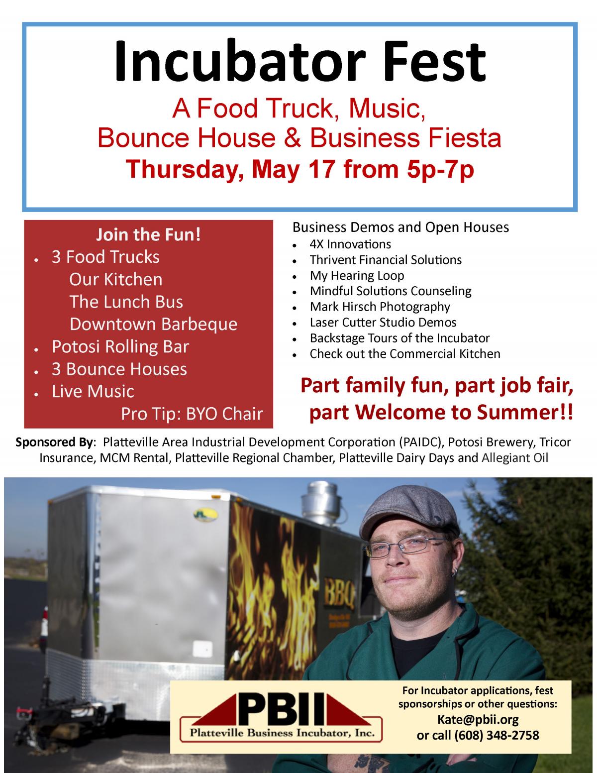 Incubator Fest Flyer