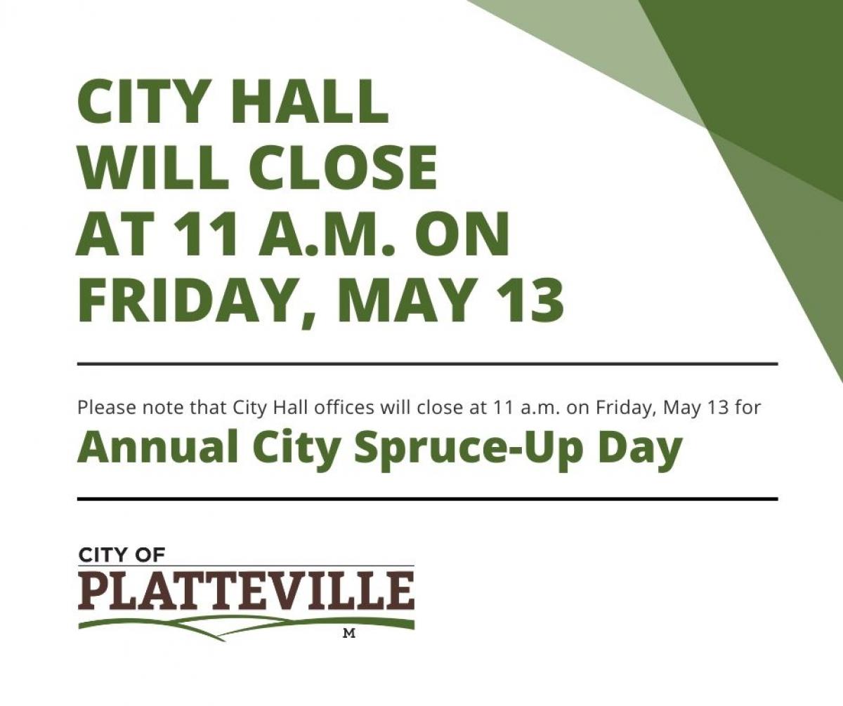 City Hall Closing Early Friday May 13