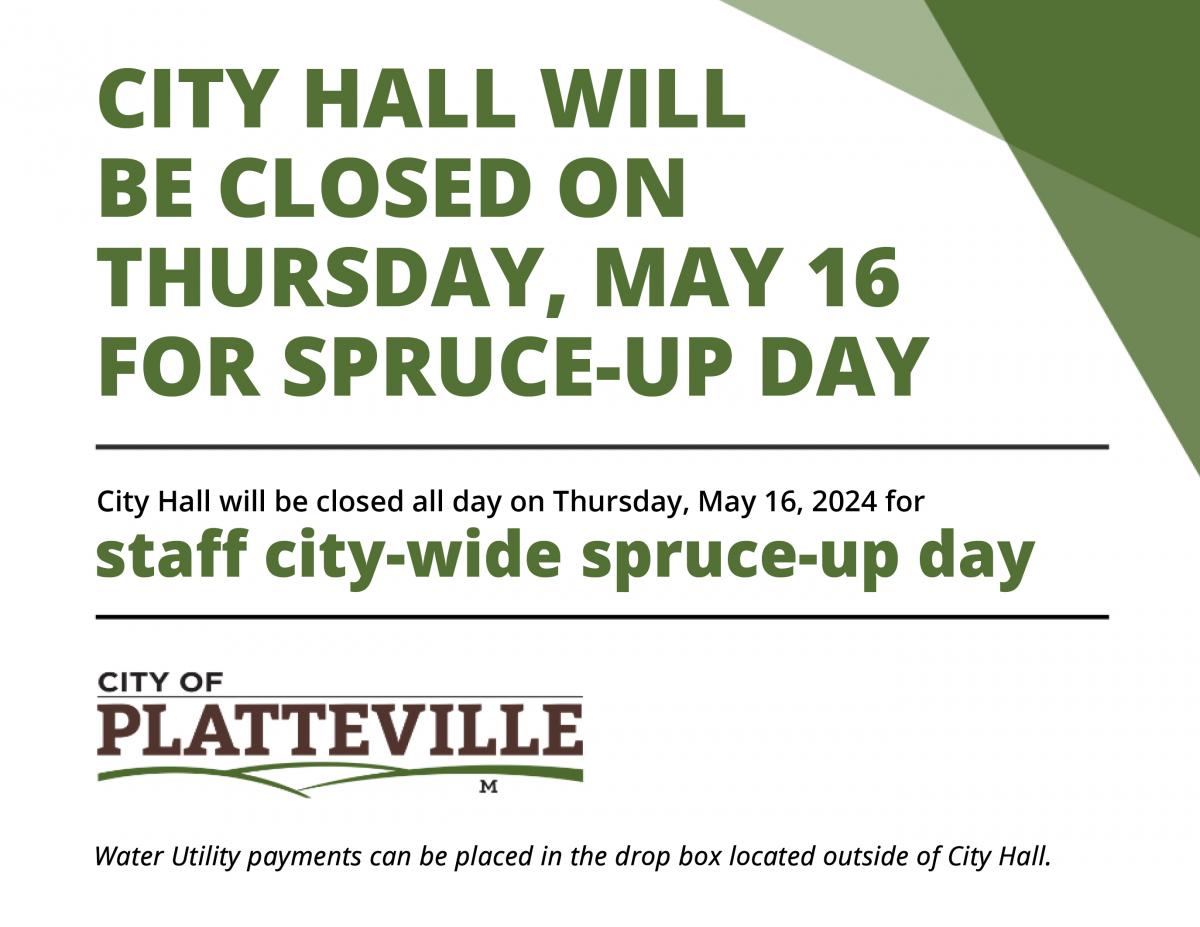 City Hall Closed Thursday May 16 Flyer