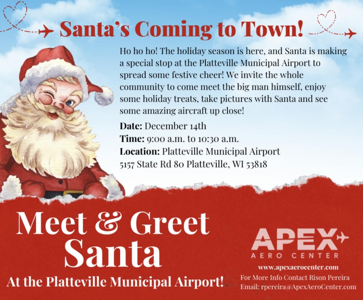 Meet & Greet Santa Graphic