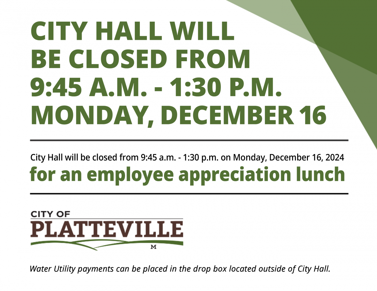 City Hall Closed