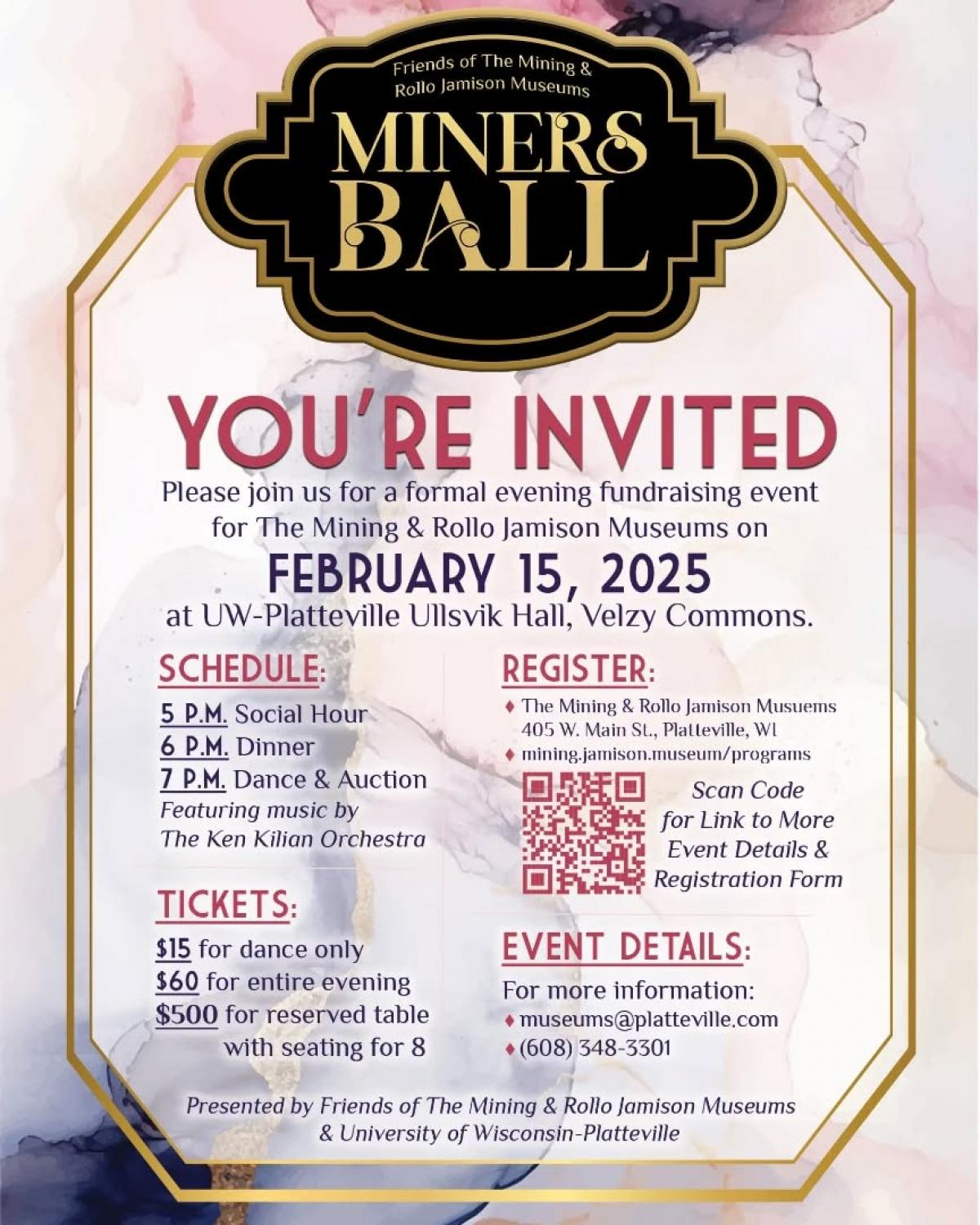 Miners Ball Flyer