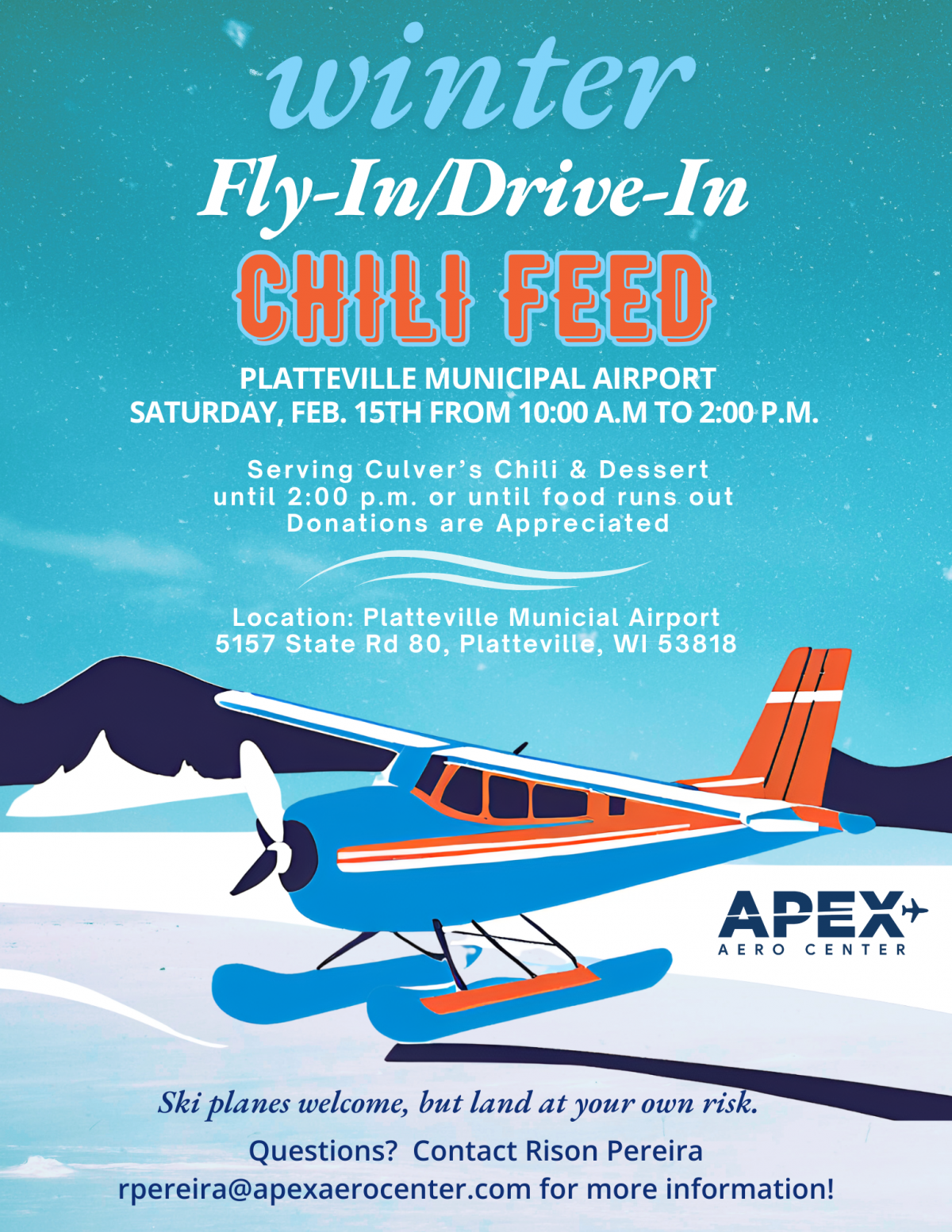 Airport Chili Feed Flyer