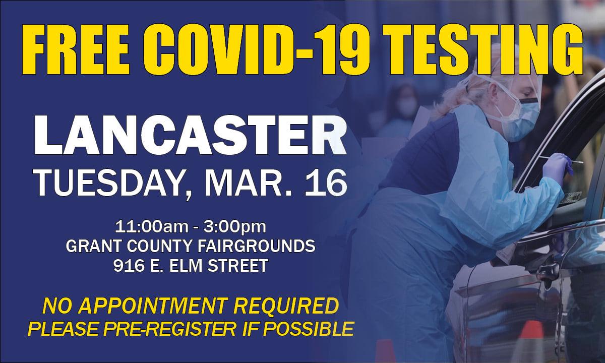 Local Community COVID-19 Testing Graphic