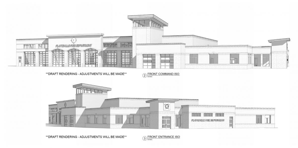 Draft Fire Facility Exterior Renderings