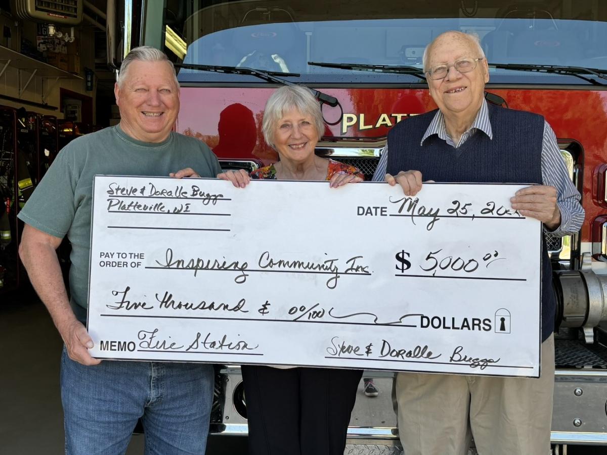 Pictured from left: Paul Budden, Doralle Buggs, Steve Buggs