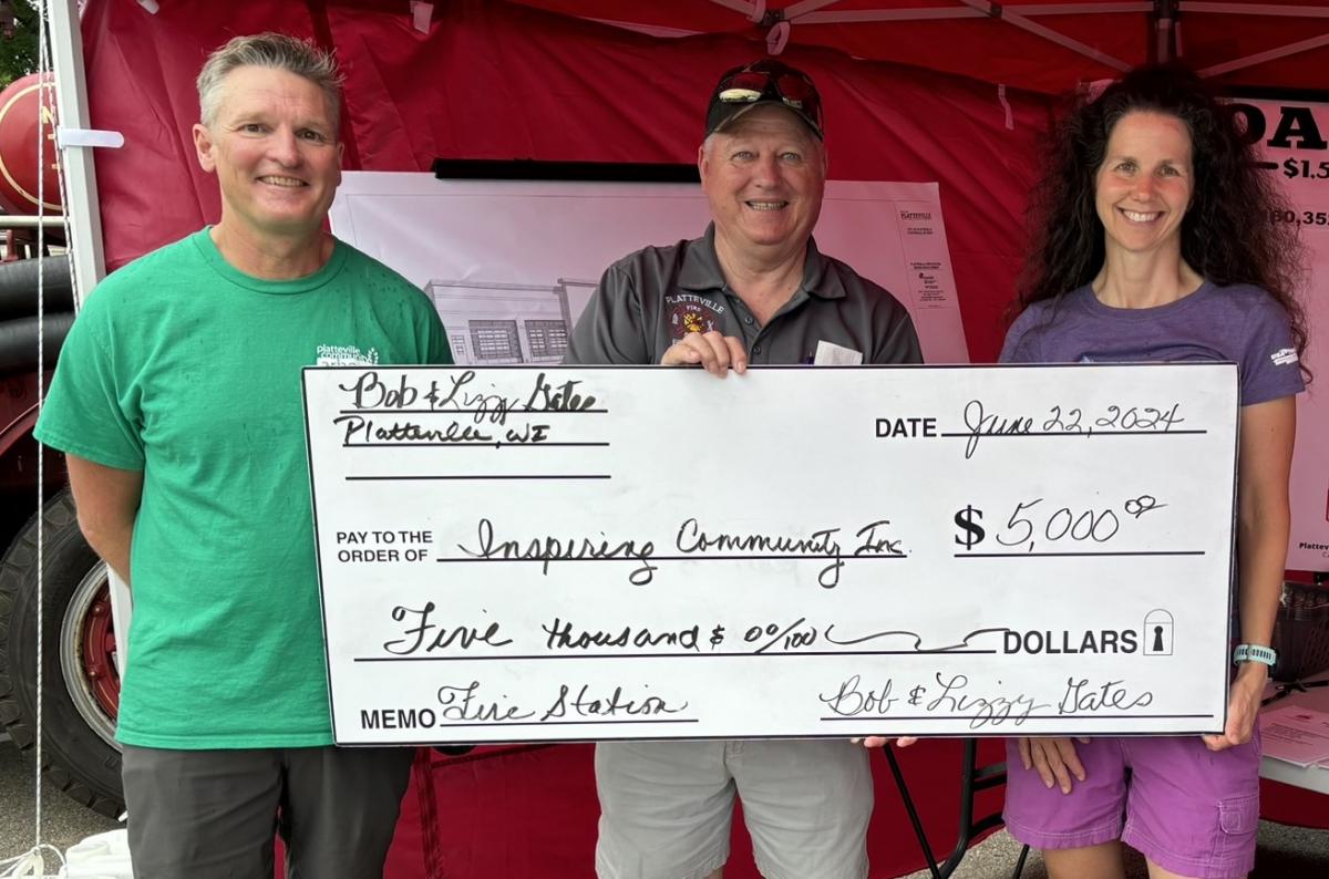 Pictured from Left: Bob Gates, Paul Budden and Lizzy Gates
