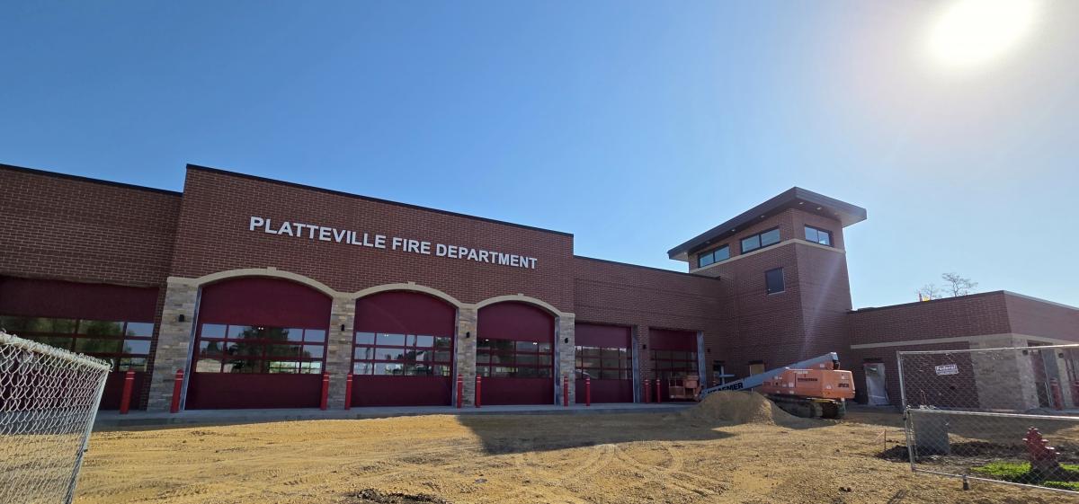 Platteville Fire Facility Exterior May 2026