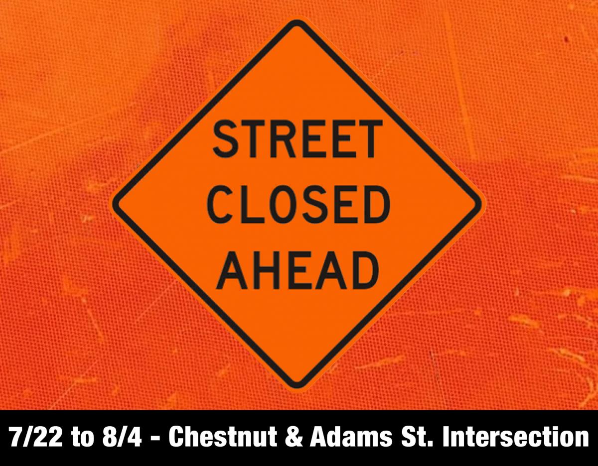 Street Closed Graphic