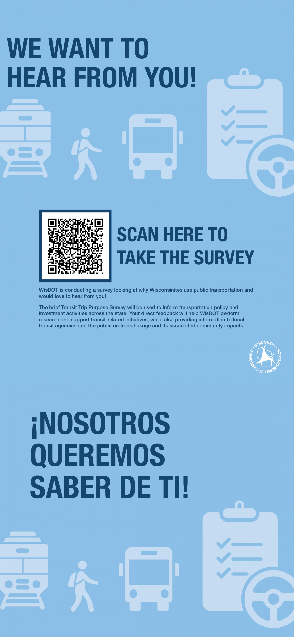 Survey QR code Graphic