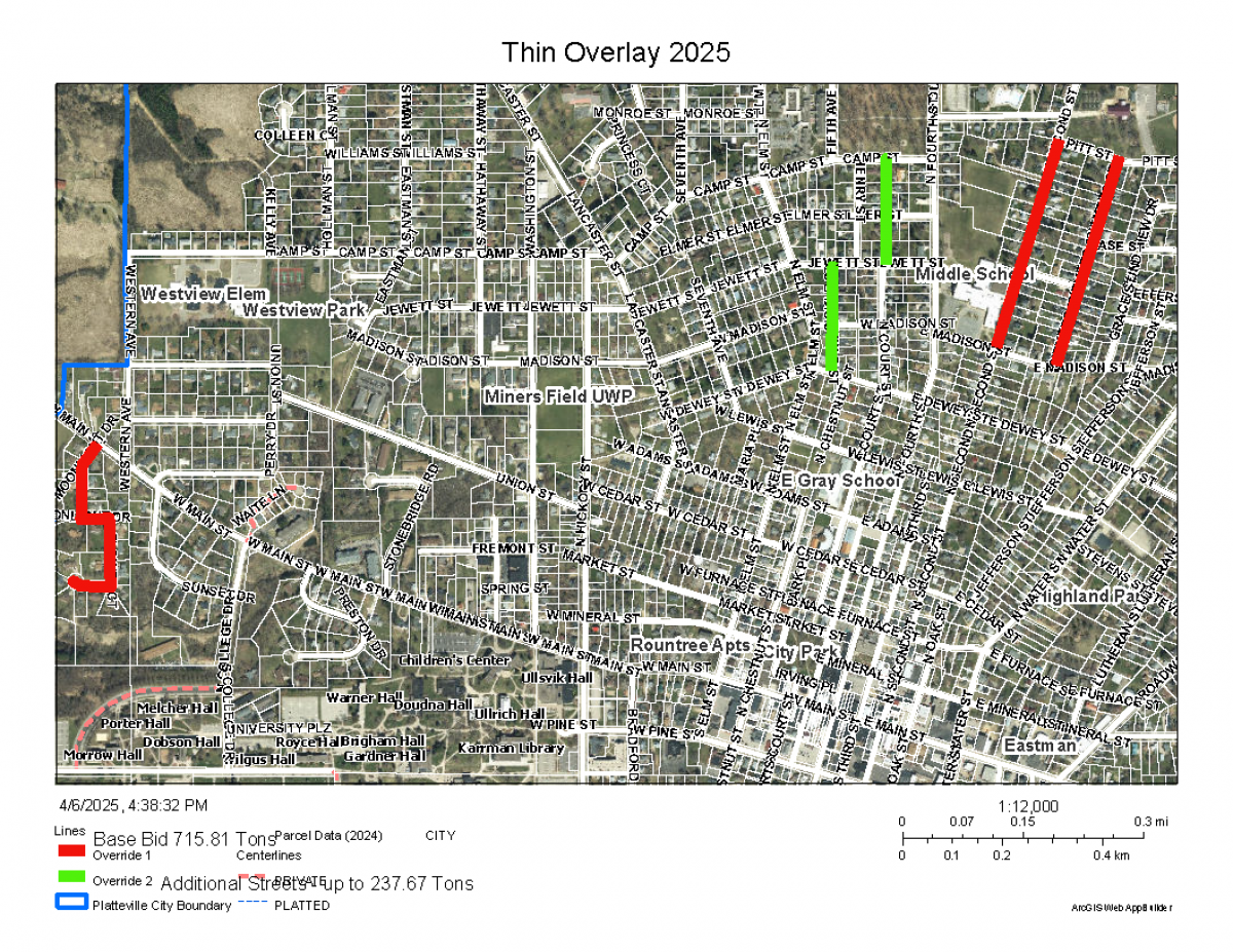 Map of Streets