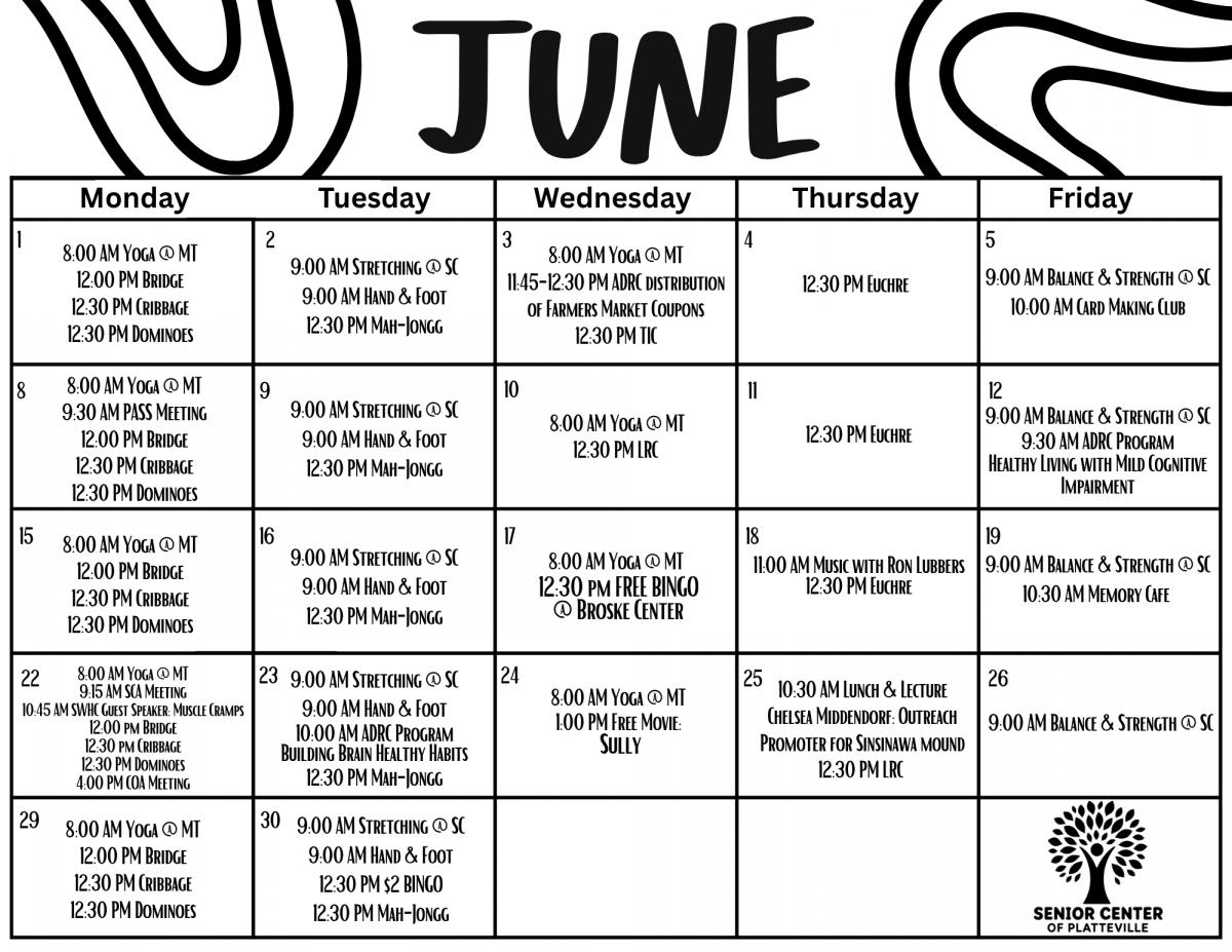 June Calendar