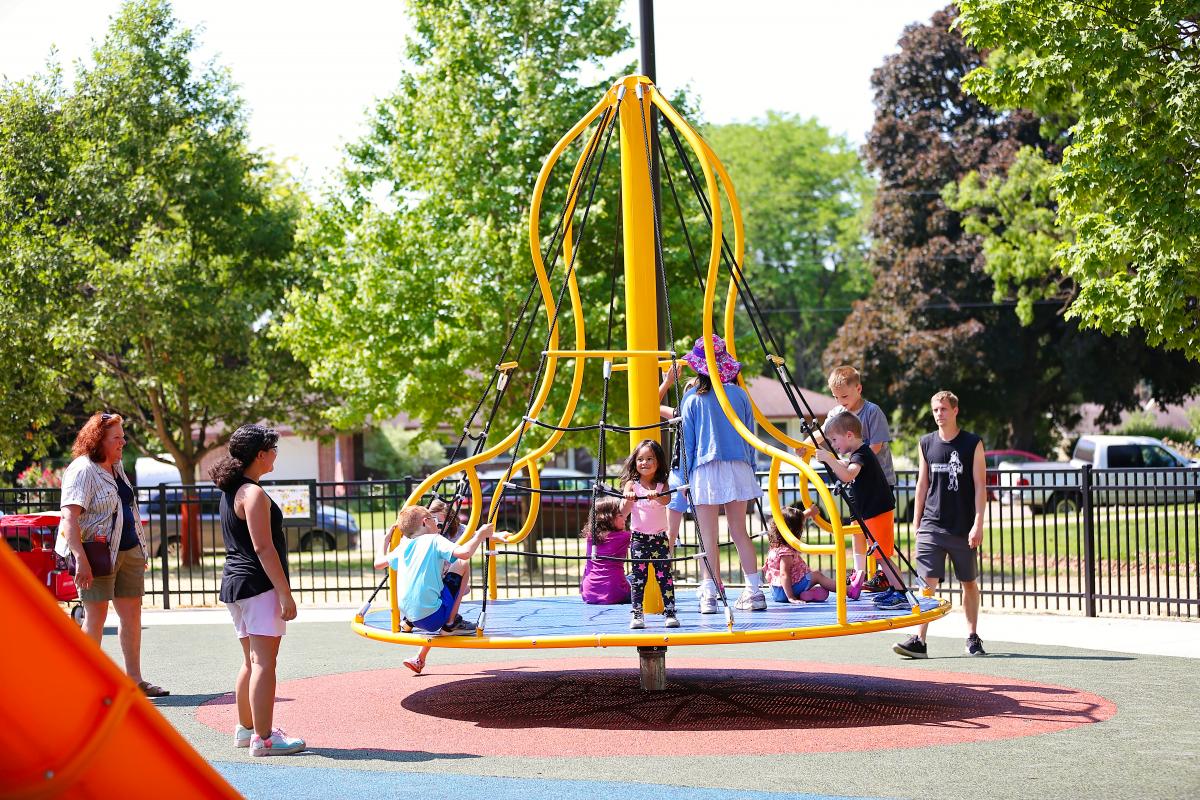 Platteville Inclusive Playground In Legion Park