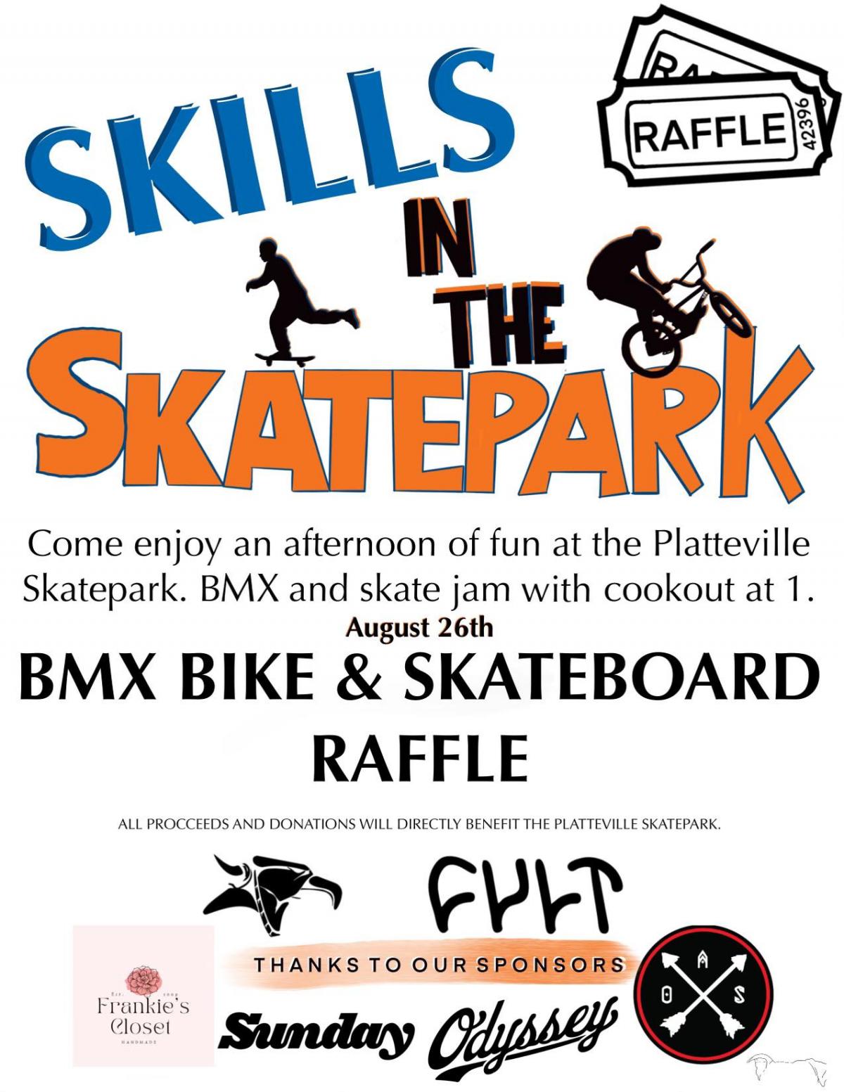 Skills In The Skatepark Flyer