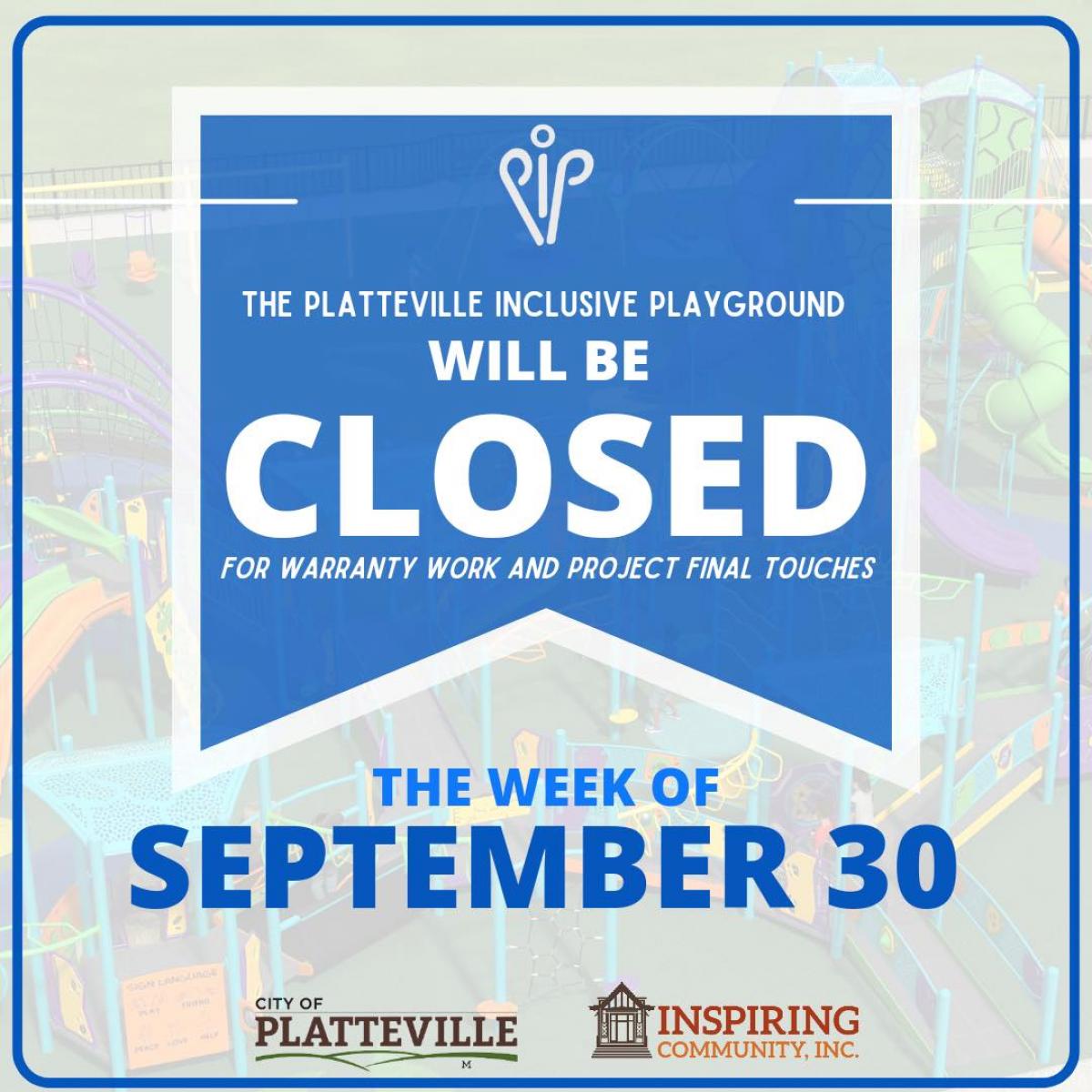 PIP Closed For Maintenance Graphic