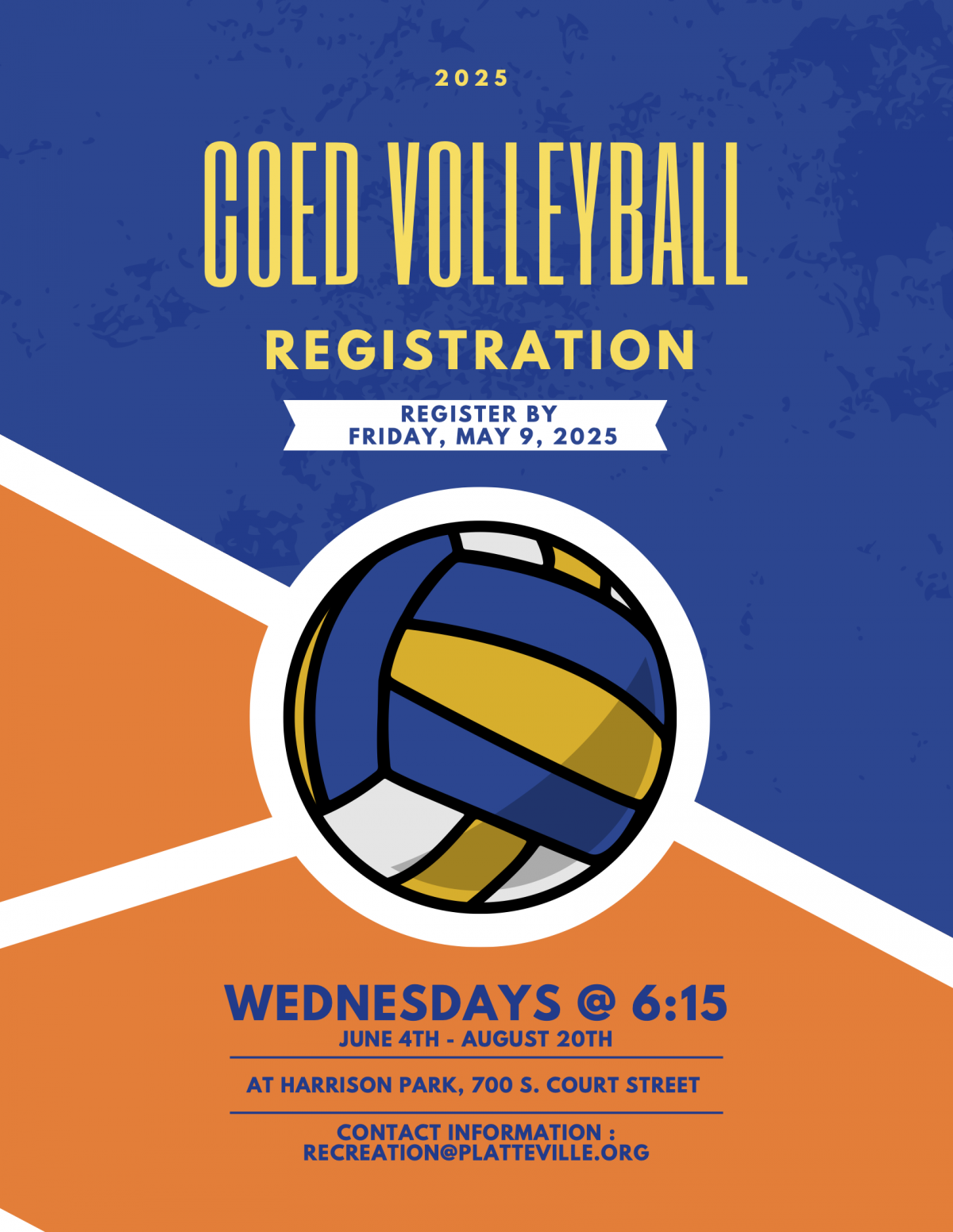 Coed Volleyball Flyer