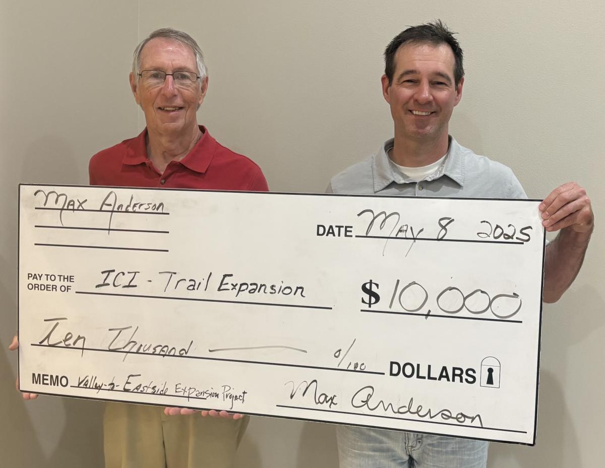 Pictured (L-R): Max Anderson and Joe Jacquinot (PCA President)
