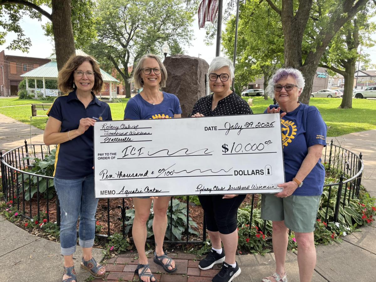 Rotary Club Donation Photo