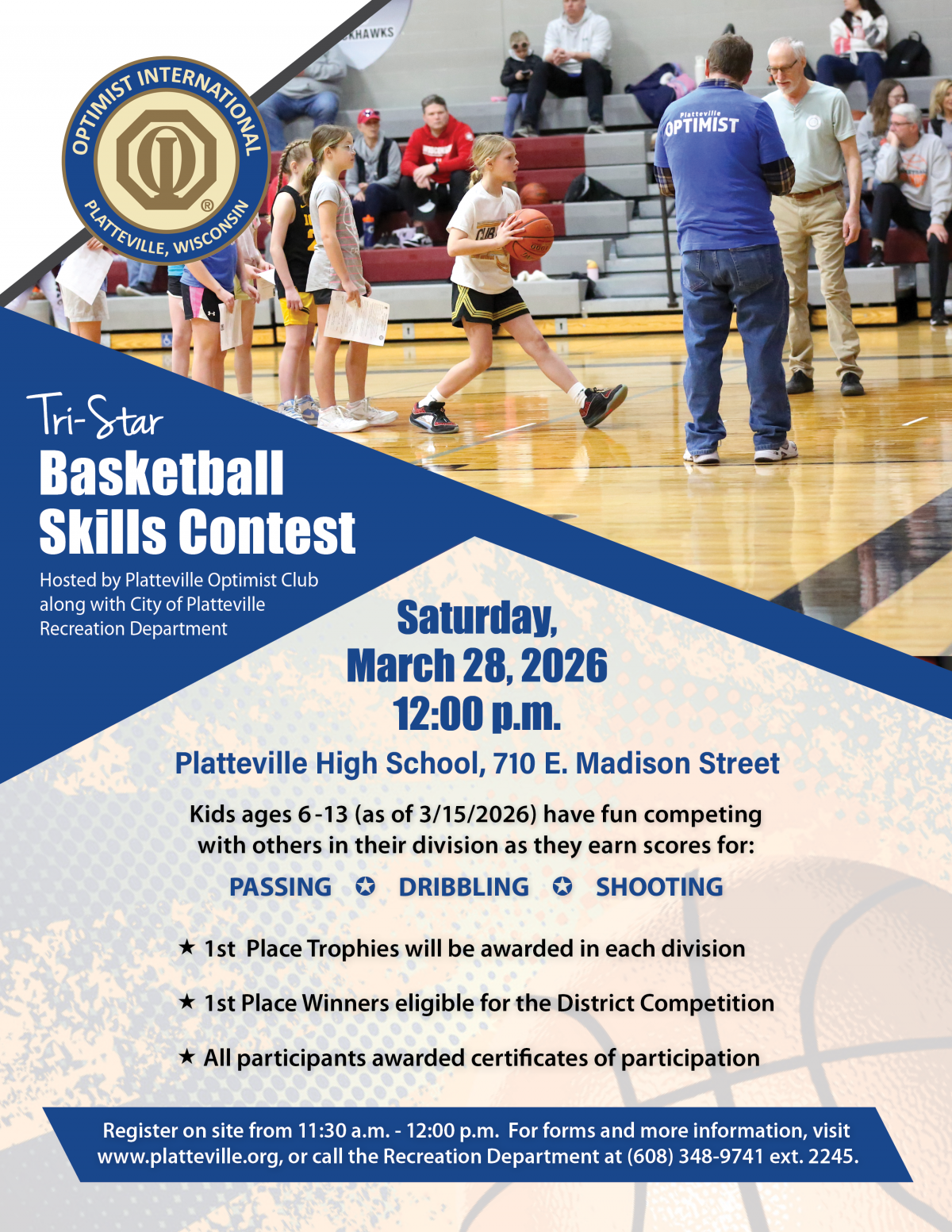 2026 Tri-Star Basketball Skills Contest Flyer